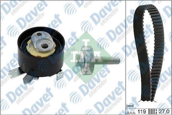 INA 530084310 Eksantrik Kiti (119 Dis) Captur Ii Clio V Kadjar Megane Iv Dokker 1.5 Blue Dci Symbol Iii Kangoo Duster 1.5dci A-Serisi V177 B-Serisi W247 Citan W415 Euro6 (Gergi Capi 59mm*32mm)